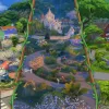 A triptych of three different areas of Innisgreen.